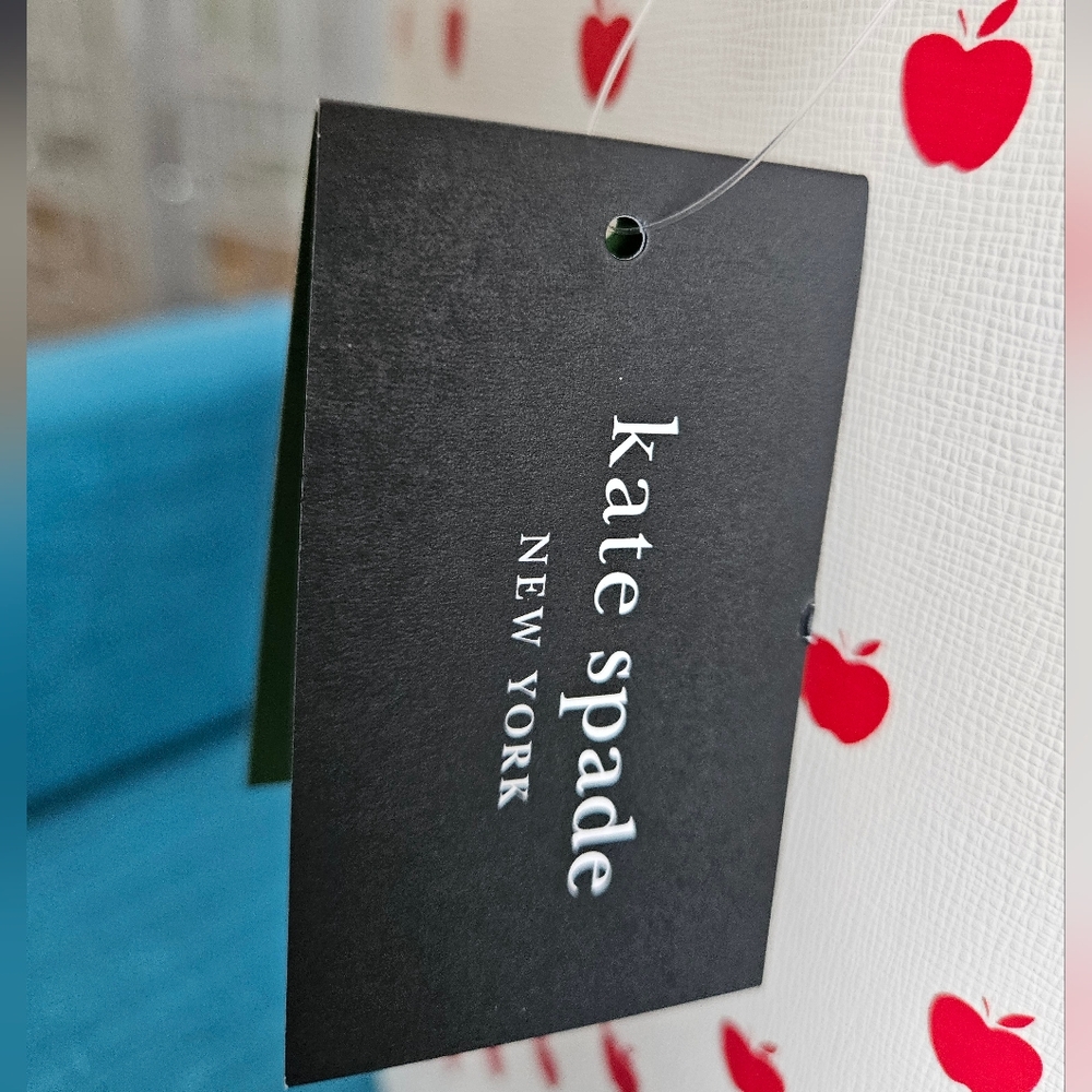 Kate Spade Cream and Red Snow White Tote - Picture 7 of 9